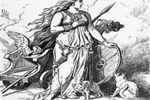 Bilde av Gudinnen Frøya har gitt navn til Freberg